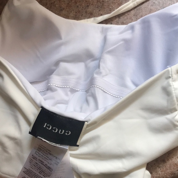 white gucci swimsuit